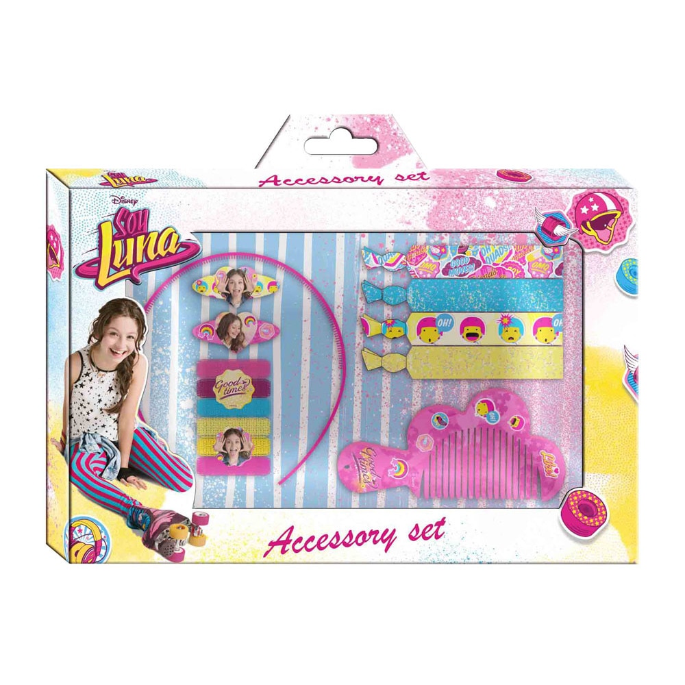 Set 14 accesorii par, Luna, multicolore