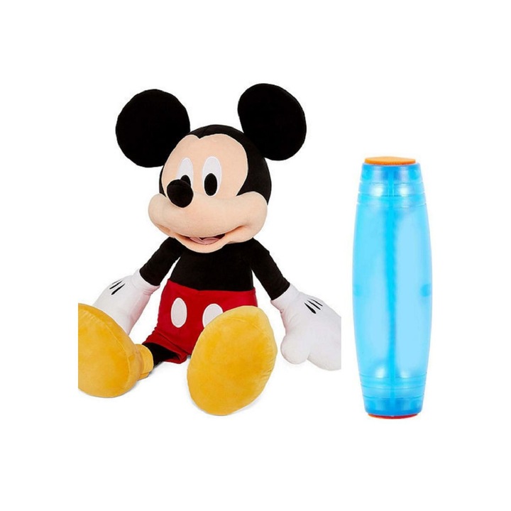 Плюшена играчка Furnizor Online Mickey Mouse, 80 см, Многоцветен