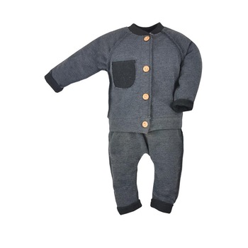 Compleu 2 piese pentru bebelusi Koala Guziczek 07-061B, Bleumarin Compleu 2 piese pentru bebelusi Koala Guziczek 07-061B, Bleumarin