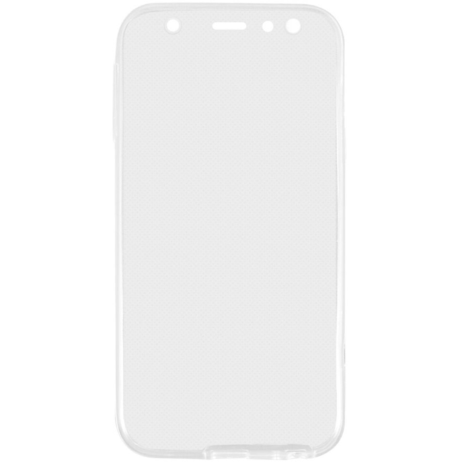 Husa de protectie Lemontti Full Cover 360 pentru Samsung Galaxy A6 Plus 2018, Clear