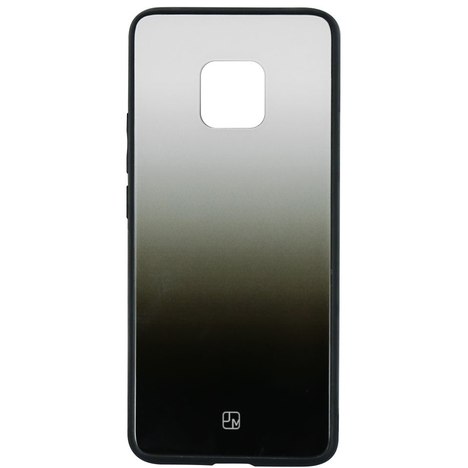 Husa de protectie Just Must Glass Print Gradient pentru Huawei Mate 20 Pro, Black White