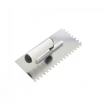Gletiera iMKⓇ inox, cu dinti de 8 mm, 27 x 13 cm, alb, AN Gletiera iMKⓇ inox, cu dinti de 8 mm, 27 x 13 cm, alb, AN
