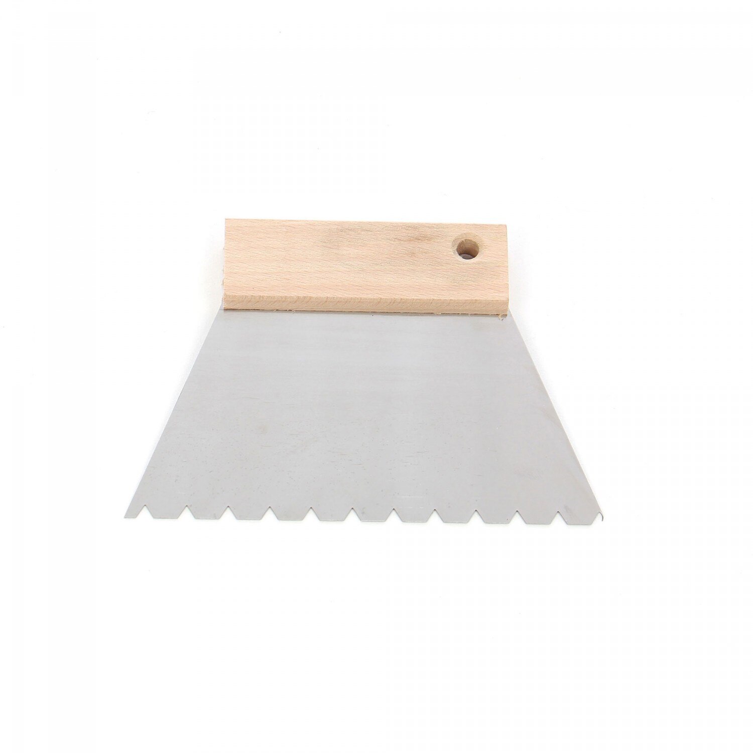 Spaclu inox iMKⓇ pentru adezivul de parchet, latime 15 cm, maro, AN