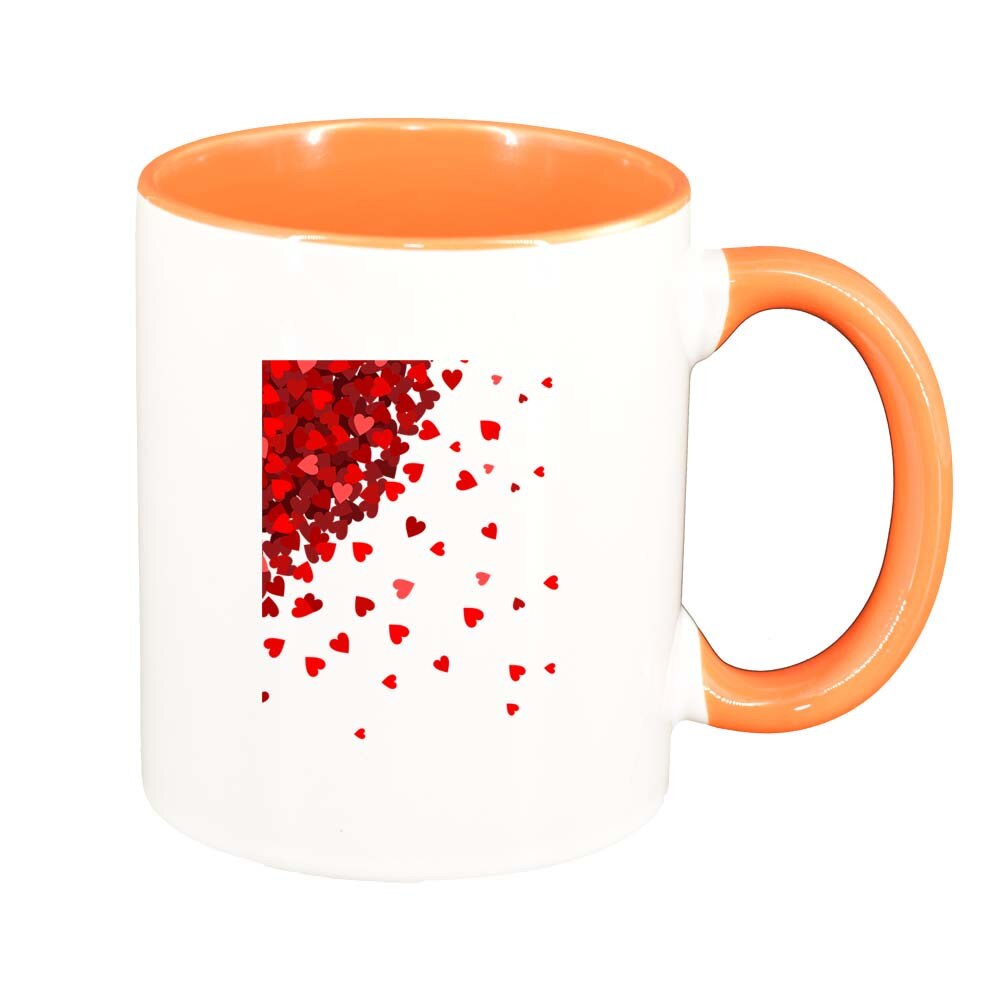 Cana Lovely, interior portocaliu, 330ml, D277