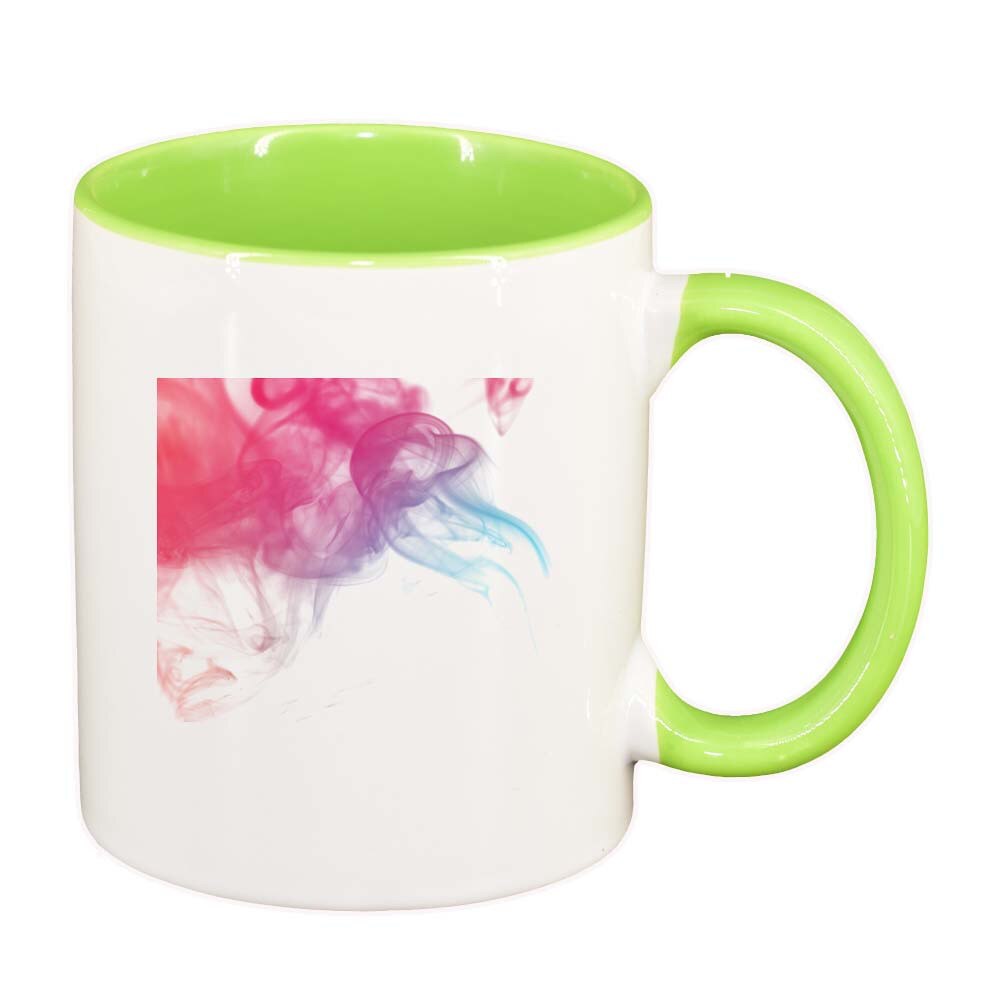 Cana Colour, interior verde deschis, 330ml, D273