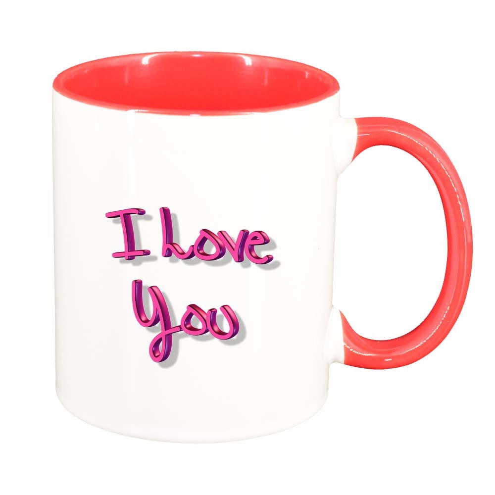Cana I Love You, interior rosu, 330ml, D276