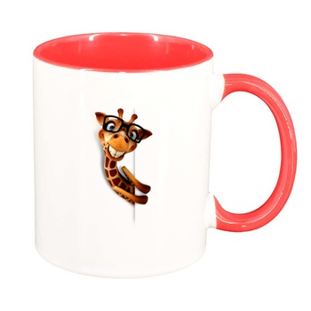 Cana Girafa, interior rosu, 330ml, D275 Cana Girafa, interior rosu, 330ml, D275