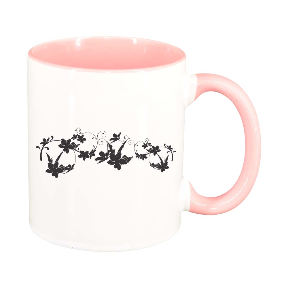 Cana Model Floral, interior roz, 330ml, D282