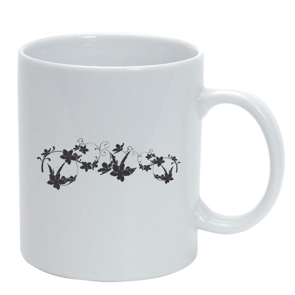 Cana Model Floral, alb, 330ml, D282