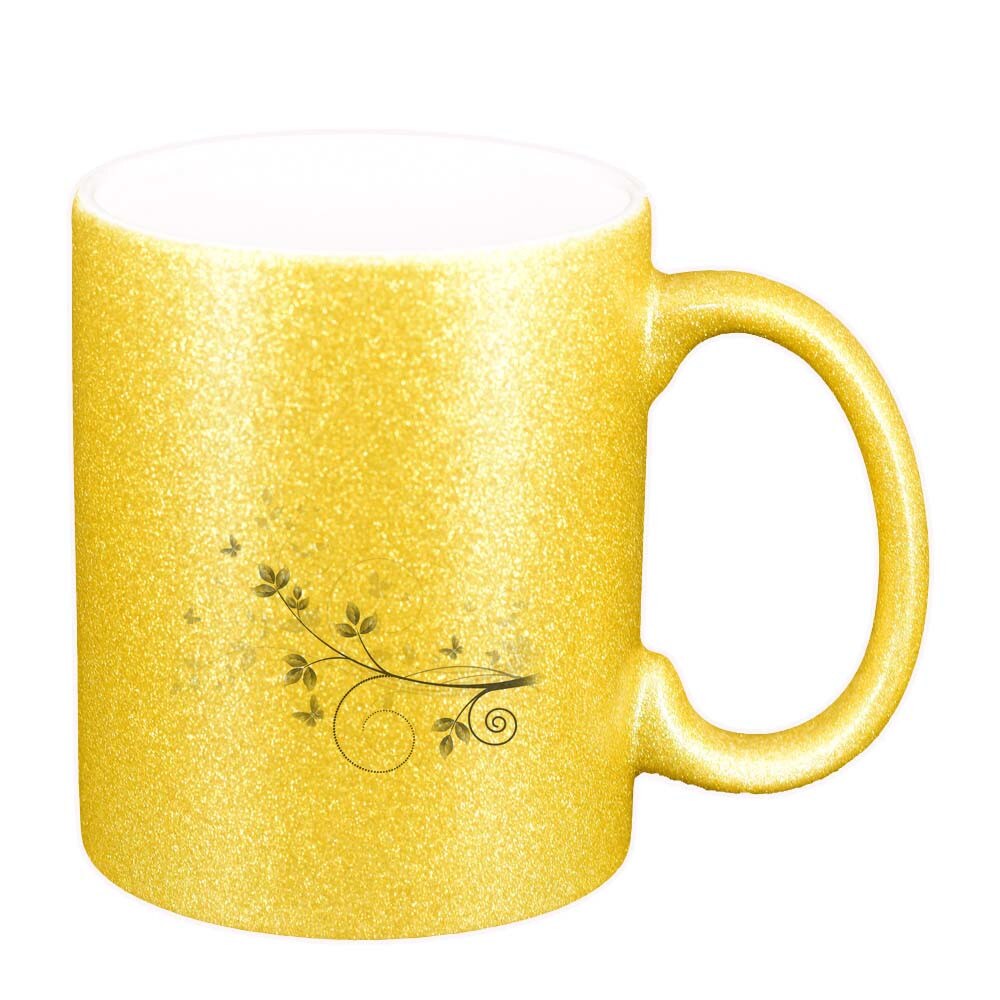 Cana Model Floral, auriu sidefata glitter, 330ml, D280