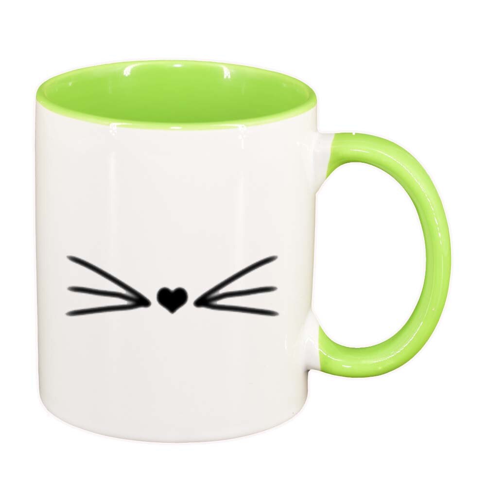 Cana Inima, interior verde deschis, 330ml, D272