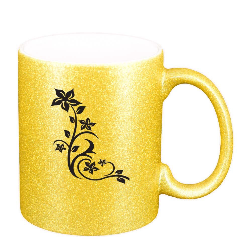 Cana Model Floral, auriu sidefata glitter, 330ml, D279