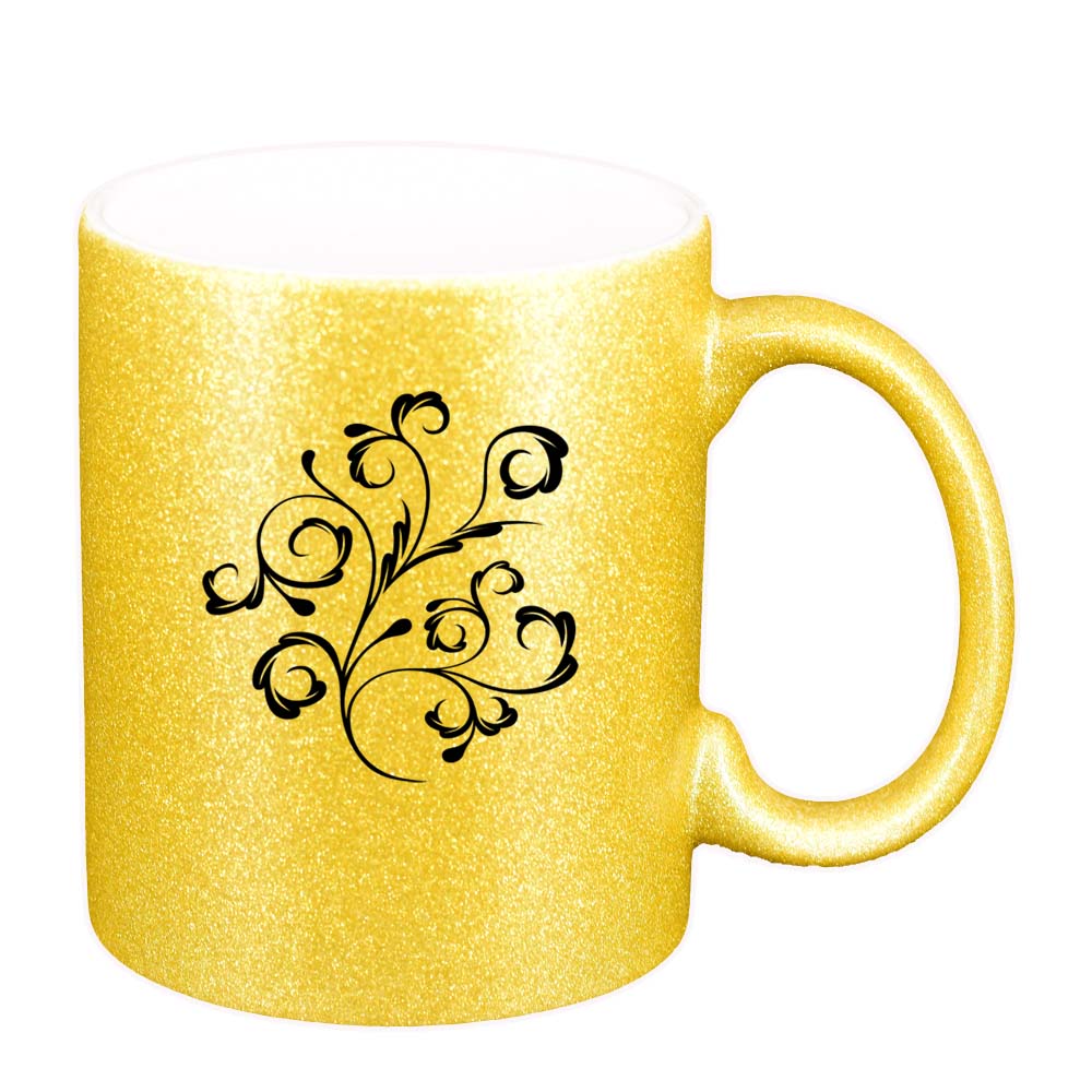 Cana Model Floral, auriu sidefata glitter, 330ml, D281