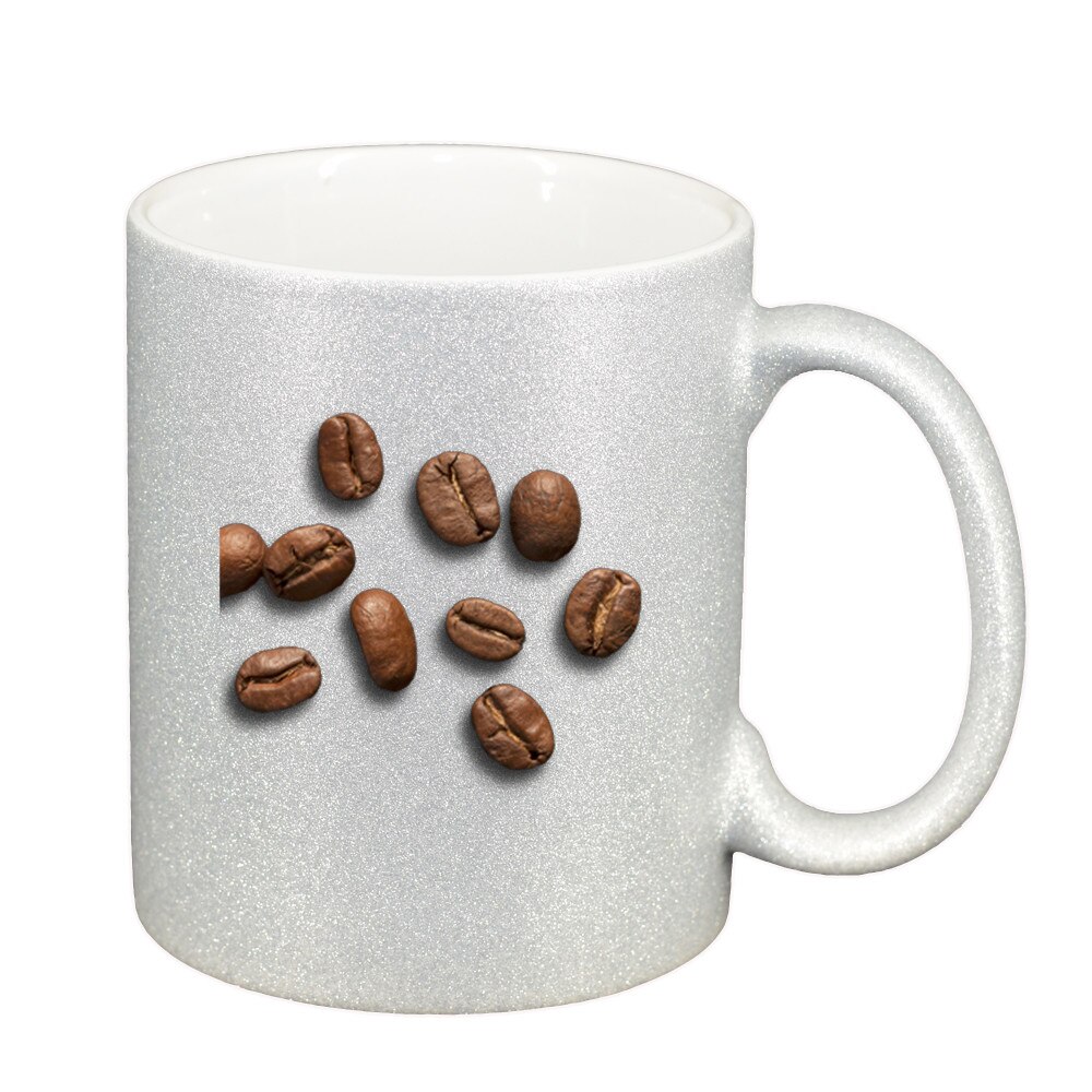 Cana Caffee Beans, argintiu sidefata glitter, 330ml, D270