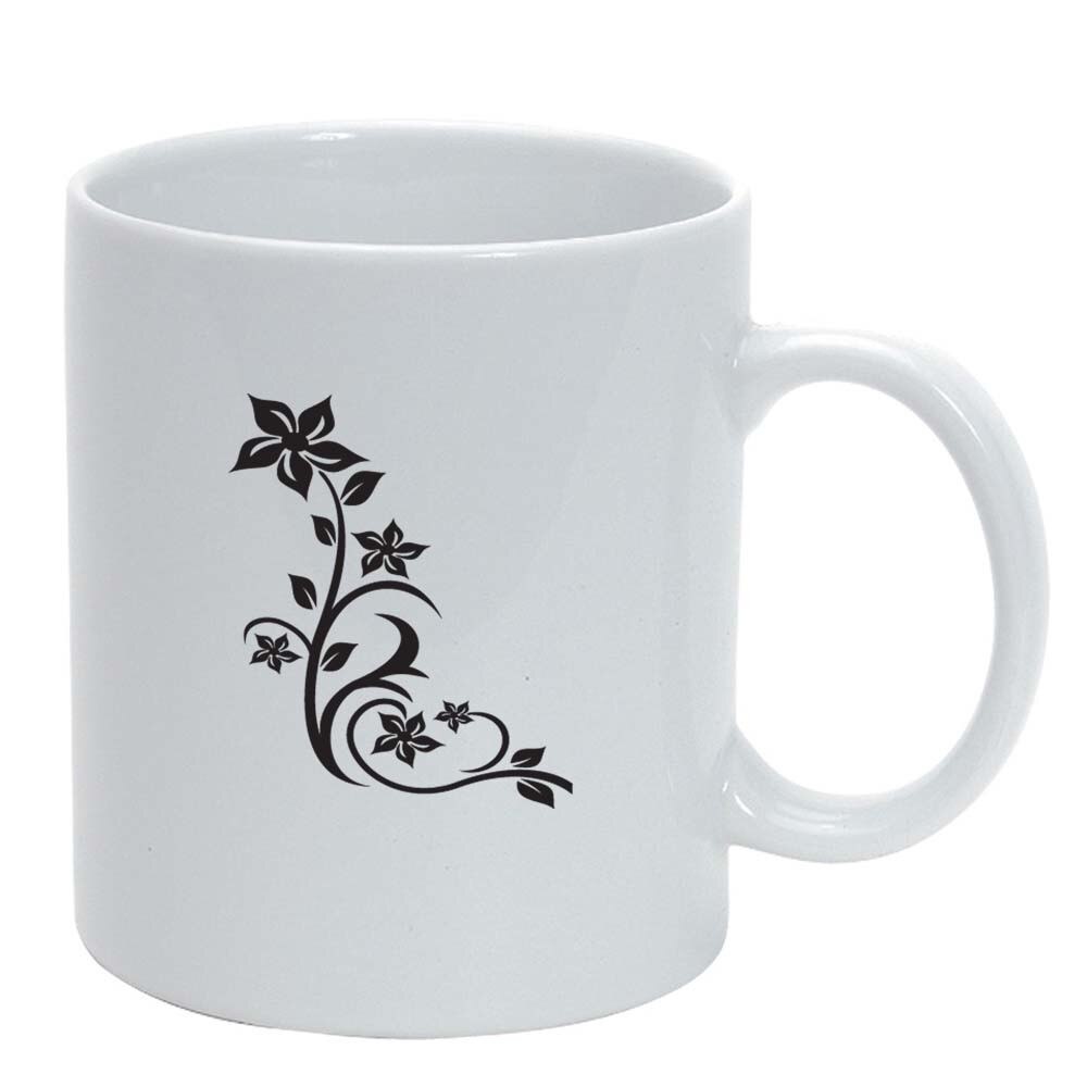 Cana Model Floral, alb, 330ml, D279