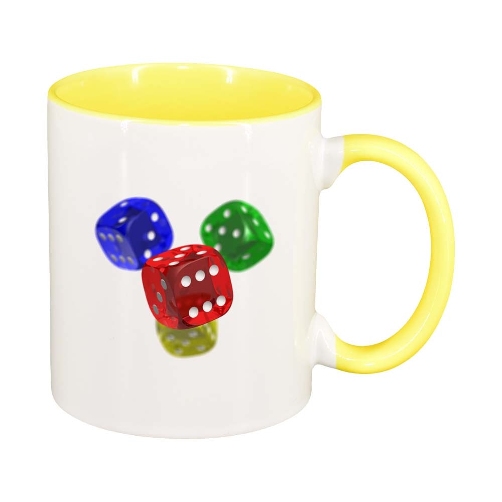 Cana Dice, interior galben, 330ml, D278