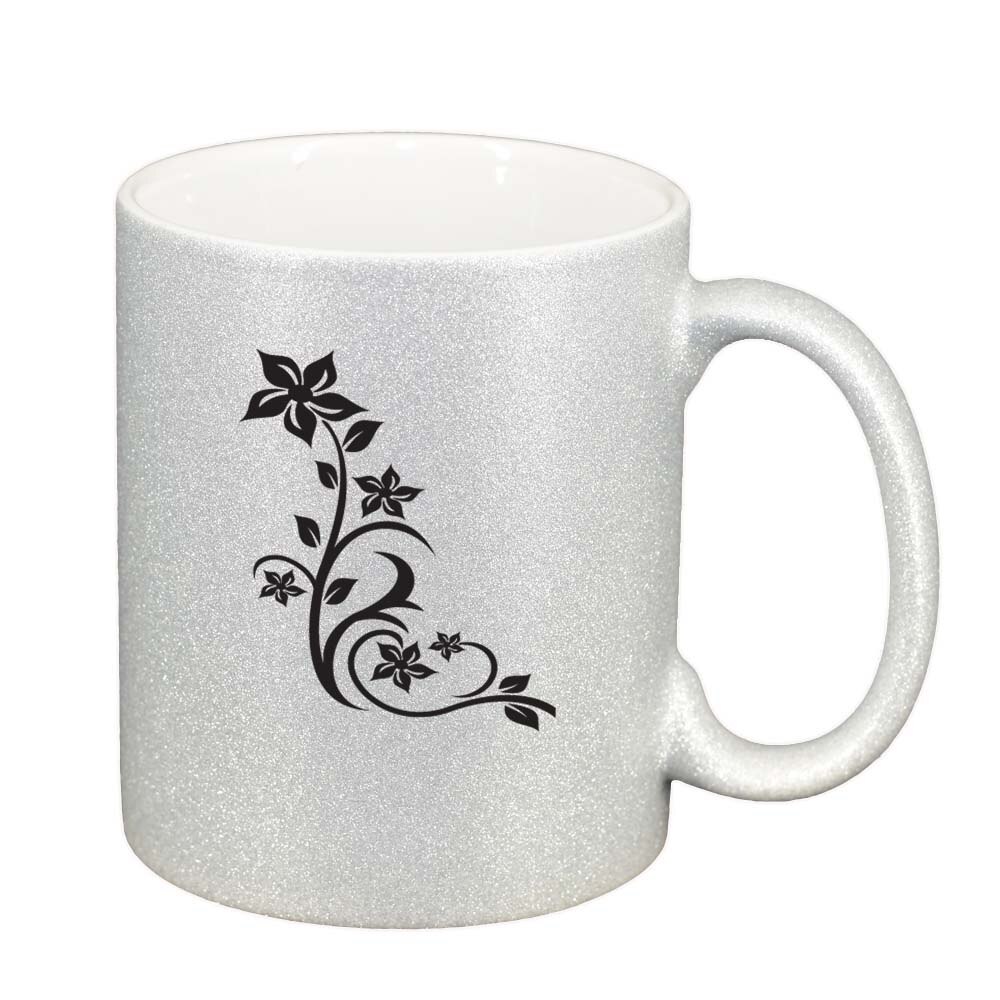 Cana Model Floral, argintiu sidefata glitter, 330ml, D279