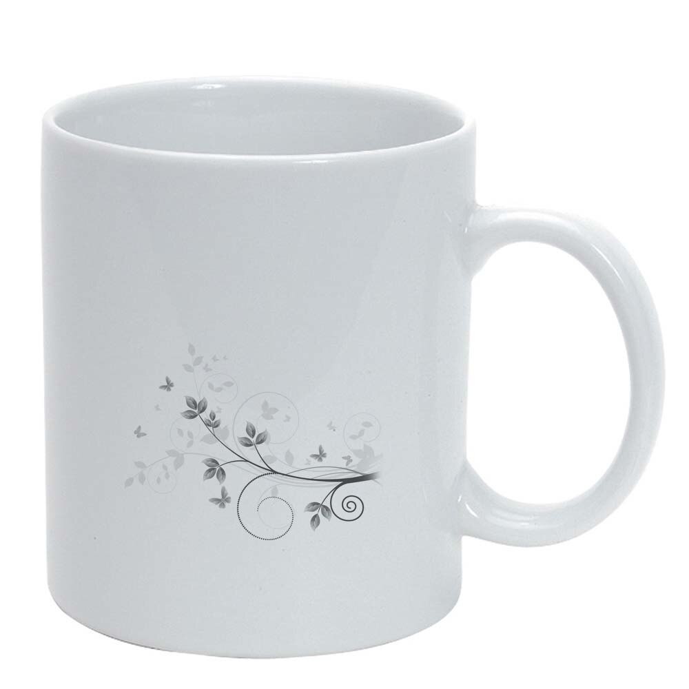 Cana Model Floral, alb, 330ml, D280