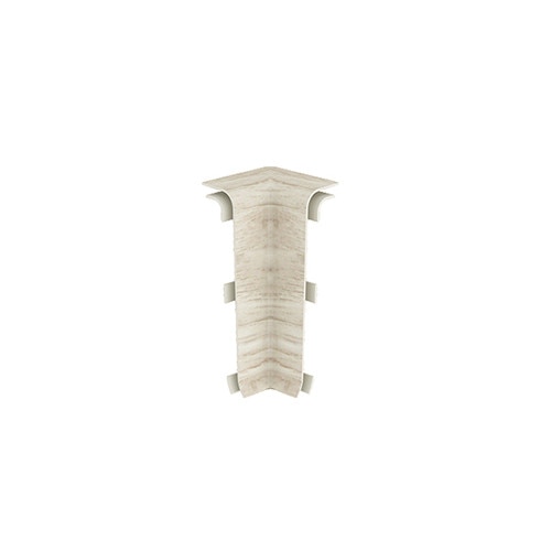 Colt interior - accesoriu plinta parchet PVC cu canal cablu Esquero-603