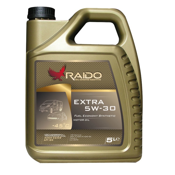 Моторно масло 5W-30 RAIDO Extra. 4L
