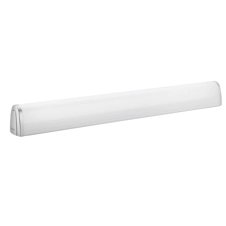 Aplica LED integrat Philips Linea Volga, 11W, 790 lm, 3000K, aluminiu, Gri, clasa energetica E