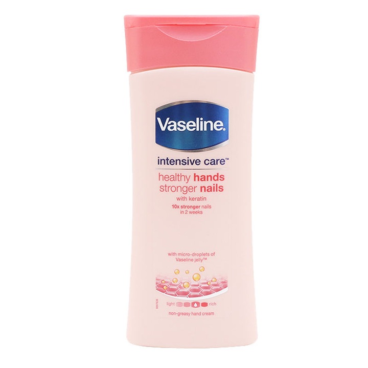 Crema pentru maini/unghii cu keratina Vaseline 200 ml