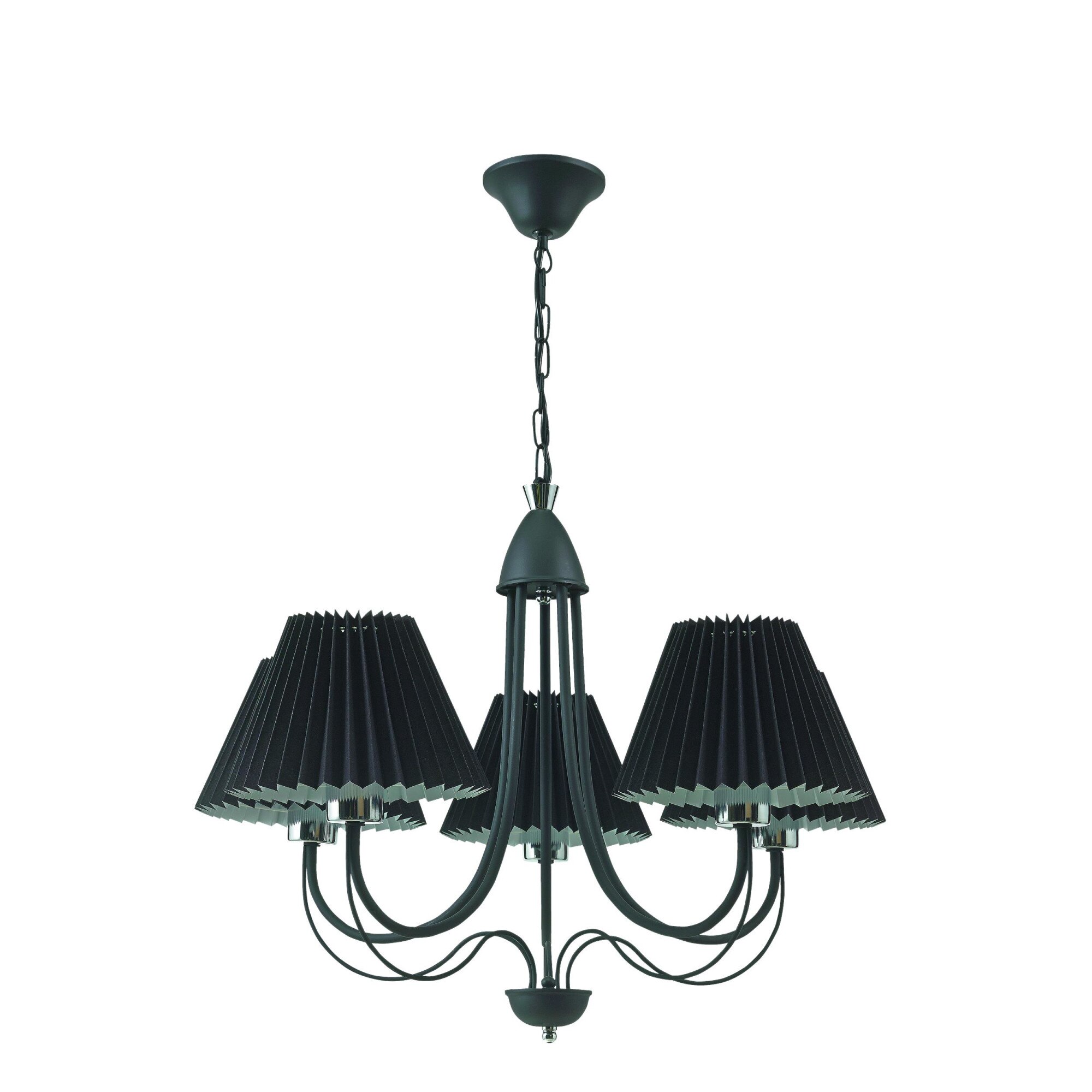 Candelabru Lampex Onyx 5, 27, 5 × 60W, negru