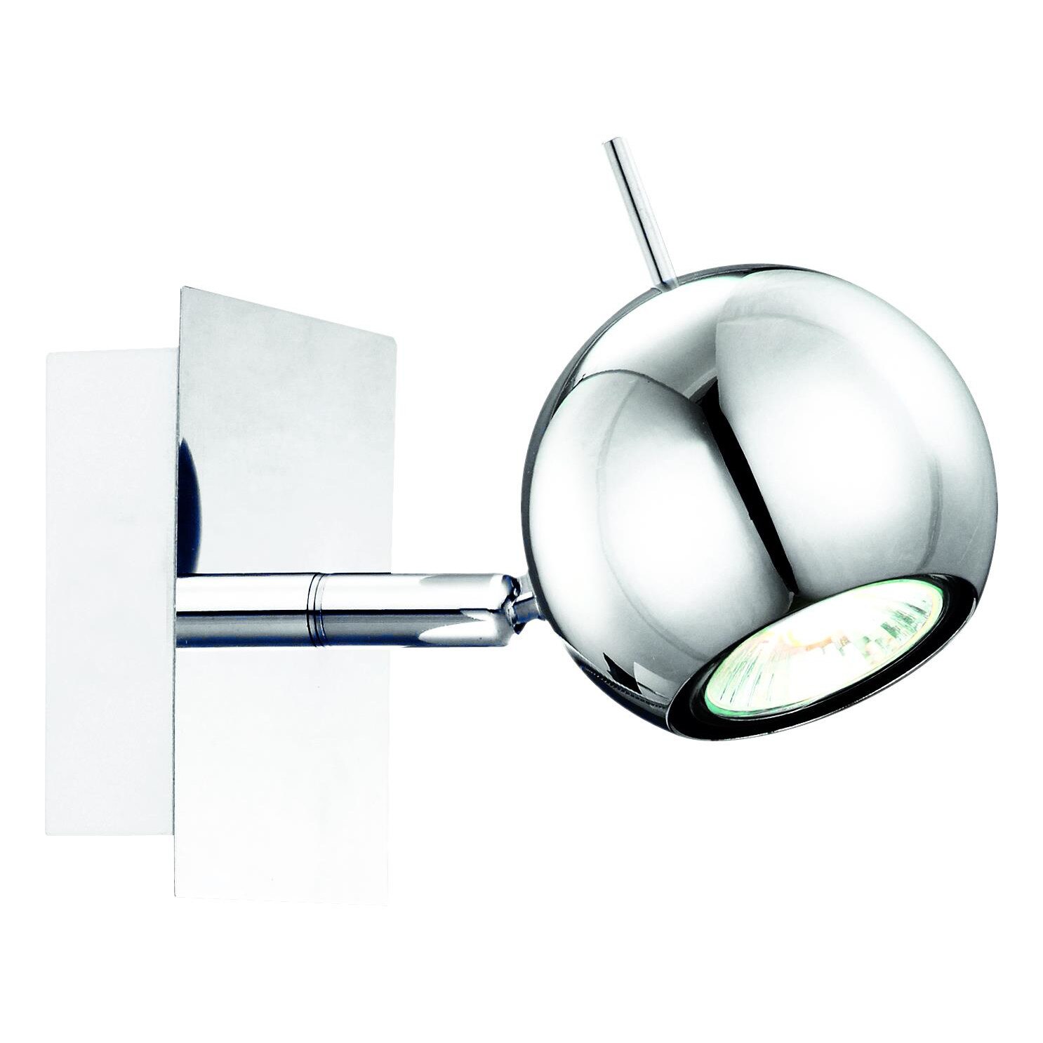 Aplica Lampex Vigo, GU10, 1 x 50 W, Argintiu