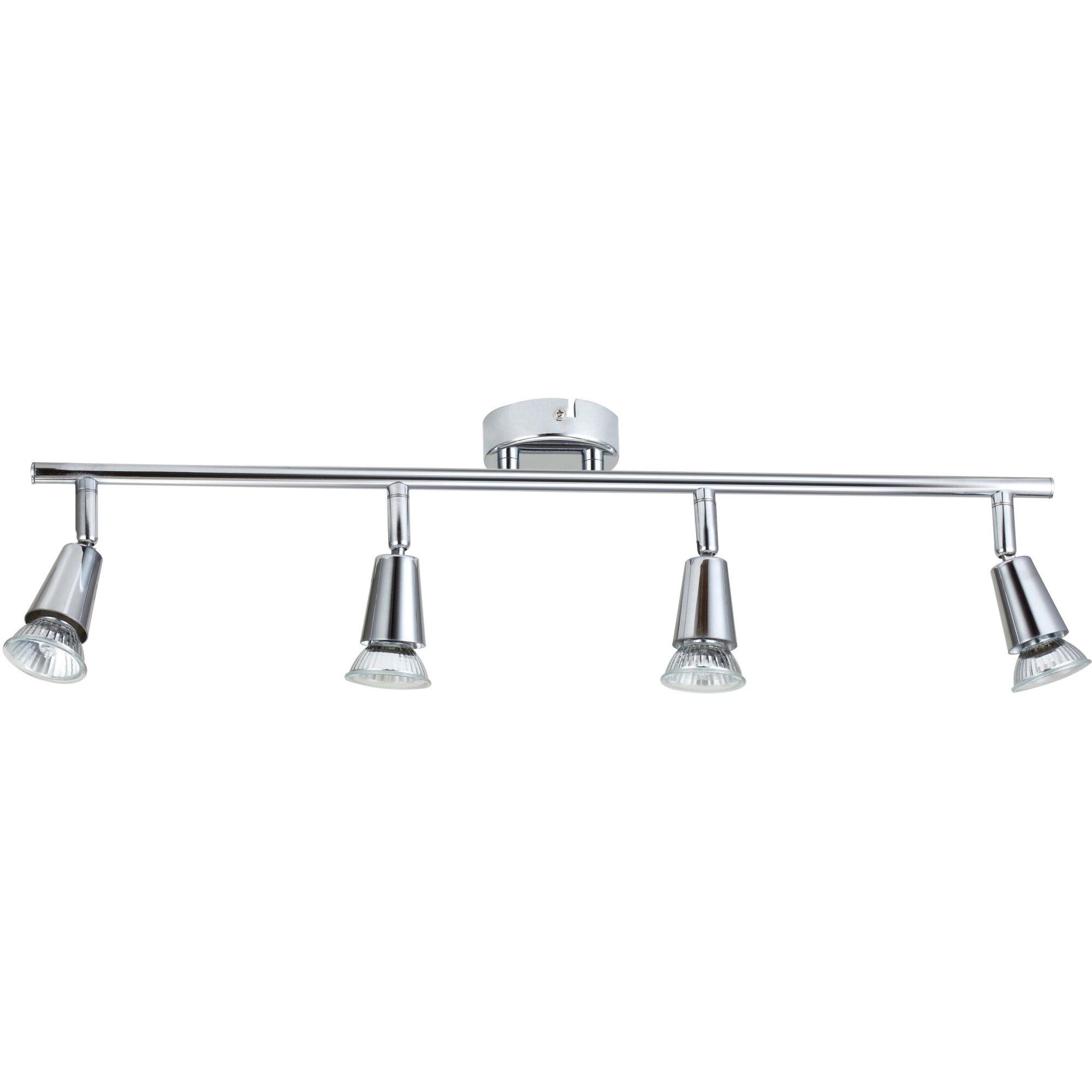 Plafoniera Lampex Burgos, GU10, 4 x 50 W, Argintiu