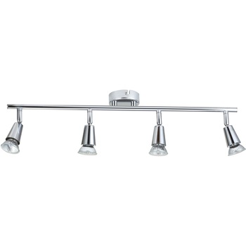 Plafoniera Lampex Burgos, GU10, 4 x 50 W, Argintiu Plafoniera Lampex Burgos, GU10, 4 x 50 W, Argintiu