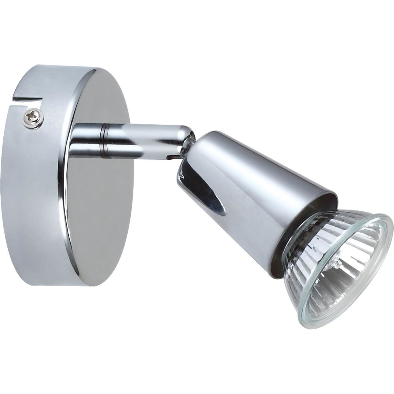 Aplica Lampex Burgos, GU10, 1 x 50 W, Argintiu