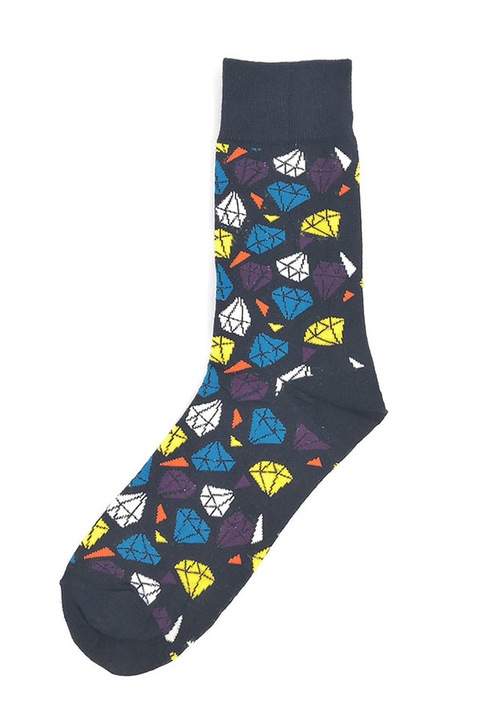 Sosete lungi, Onore, multicolore, bumbac, marime universala