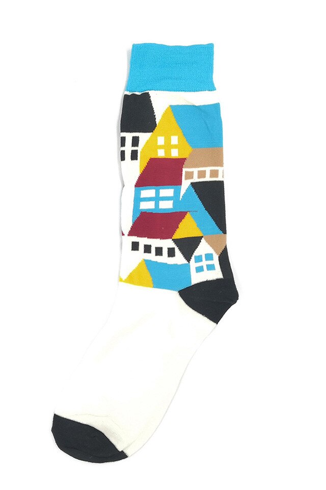 Sosete lungi, Onore, multicolore, bumbac, marime universala