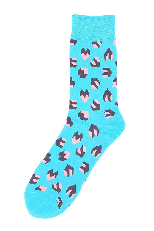 Sosete lungi, Onore, multicolore, bumbac, marime universala