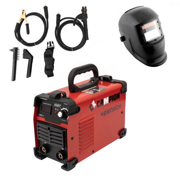 Champion promó csomag, 2019 hegesztőgép - Inverter MMA 200XL, 1,6-5 mm, minden tartozékot tartalmaz