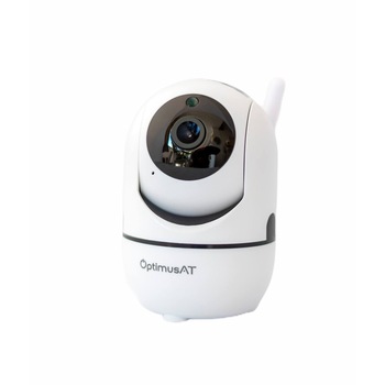 Camera supraveghere interior IP WIFI Optimus AT 288-2 fullHD 1920*1080P 2 mp comunicare bidirectionala, functie de autourmarire subiect, night vision, aplicatie telefon Camera supraveghere interior IP WIFI Optimus AT 288-2 fullHD 1920*1080P 2 mp comunicare bidirectionala, functie de autourmarire subiect, night vision, aplicatie telefon