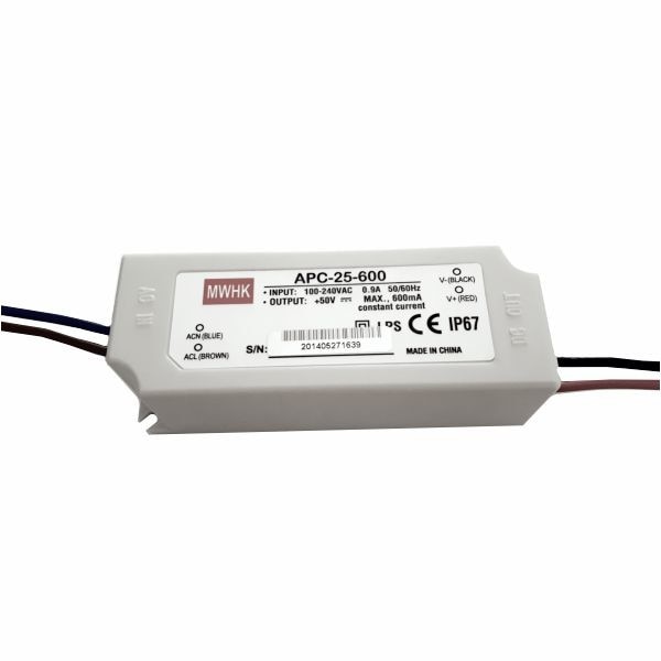 Alimentator led 600mA, 25W, MWHK