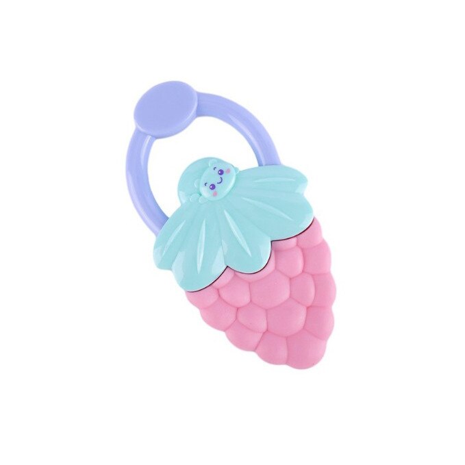 Jucarie Dentitie Zornaitoare Capsuna Pastel BamBam