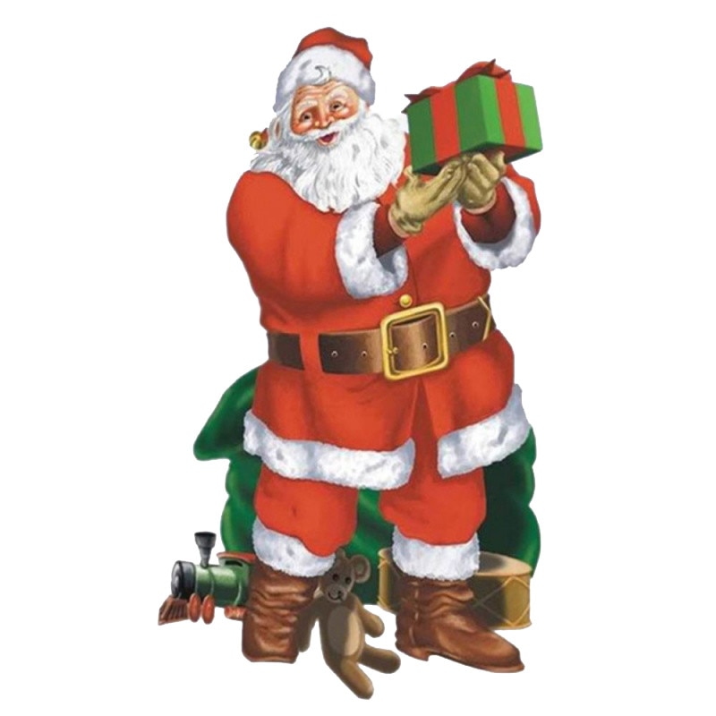 Scena decorativa - Vizita lui Mos Craciun - 165 x 85 cm, Amscan 672156