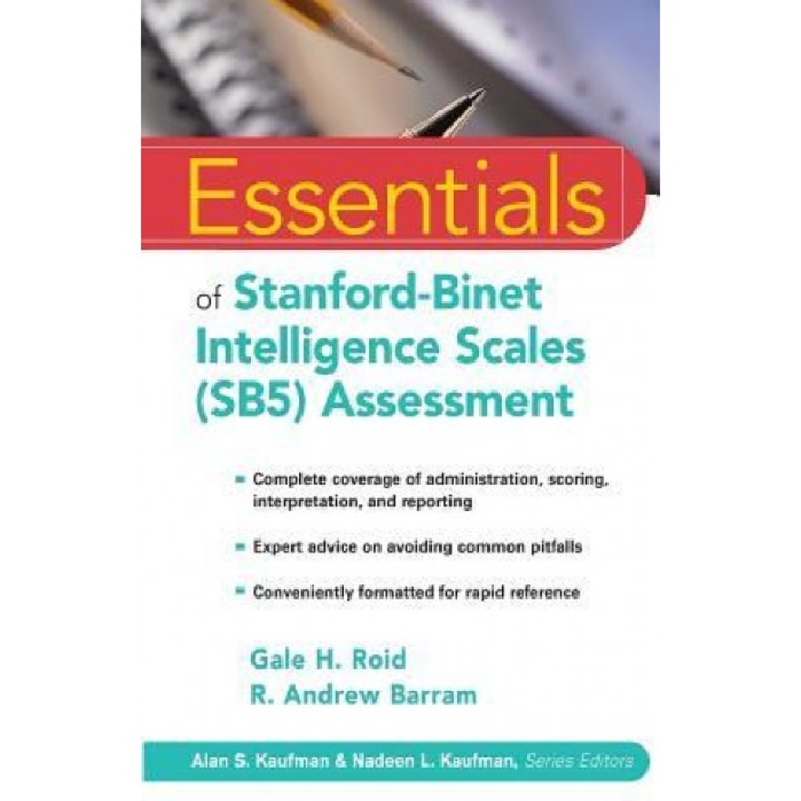 Essentials of Stanford-Binet Intelligence Scales (SB5) Assessment, Gale H. Roid (Author)