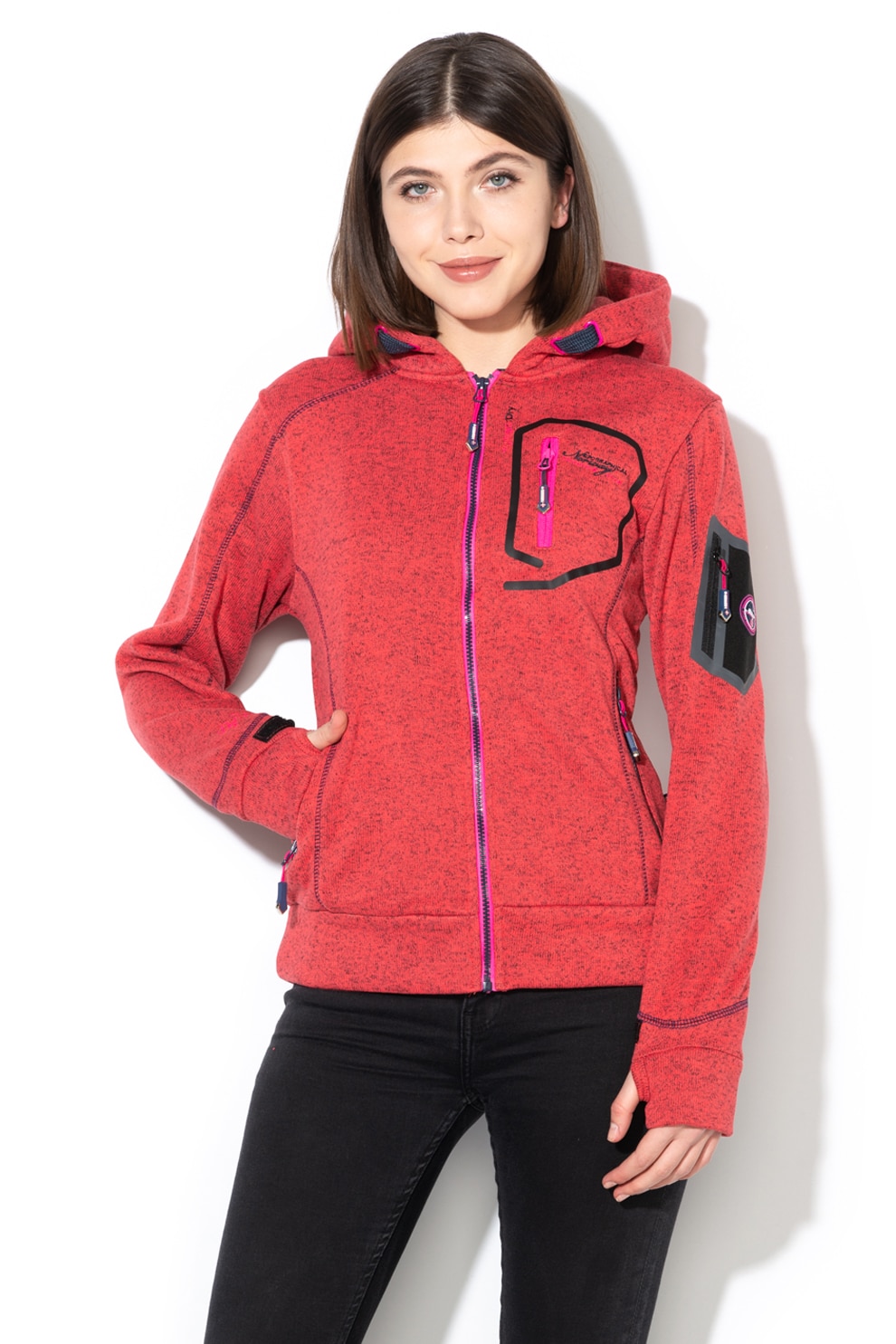 Geographical Norway, Hanorac cu captuseala de fleece Telectra Lady, Roz
