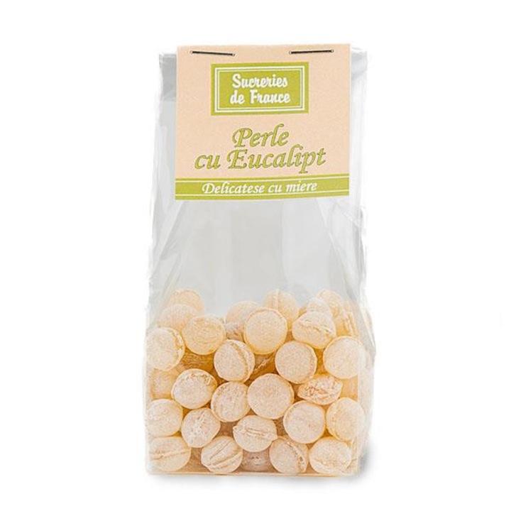 Bomboane perle cu miere si eucalipt Apidava 100g