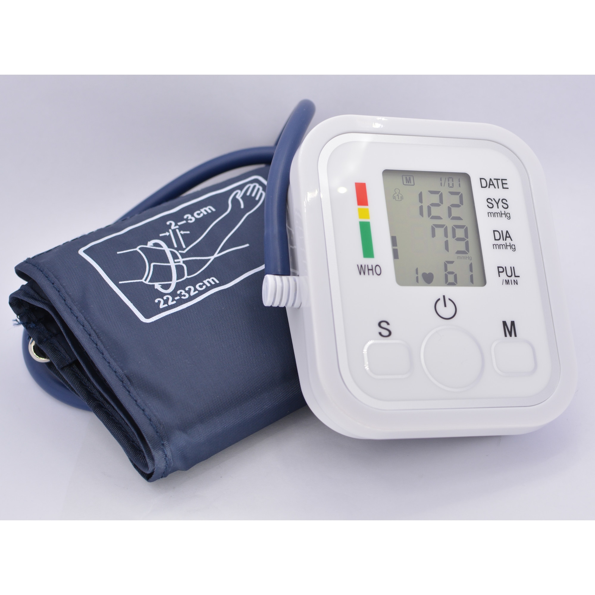 Tensiometru de brat Optimus AT RZ202 automat, oscilometric, manseta 22-32 cm, alimentare la priza / baterii 4xAAA, 2 utilizatori x 99 memorii, 40-280 mmHg, 40-199 bpm