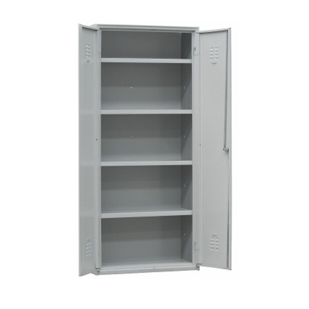 Fiset metalic cu 4 rafturi AP80, 800x400x1800 mm (LxlxH), 50 kg/polita