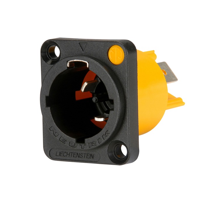 Conector PowerCON True1 Tata 16A de Panou Waterproof Neutrik NAC3MPX