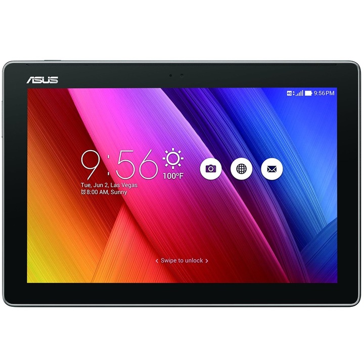 Tableta ASUS ZenPad 10 Z300C-1A056A, 10.1", Quad-Core 1.1GHz, 2GB RAM, 16 GB, IPS, Black