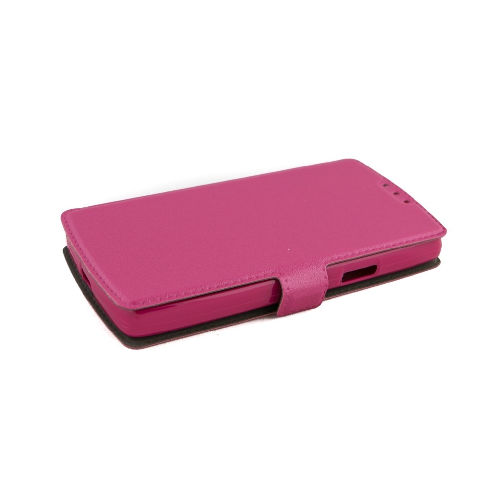 Husa piele, ECO Pocket, Book LG Joy, Roz