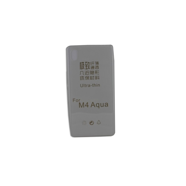 Силиконов калъф, Sony Ericsson Xperia M4 Aqua, Slim 0.3mm, Transparent