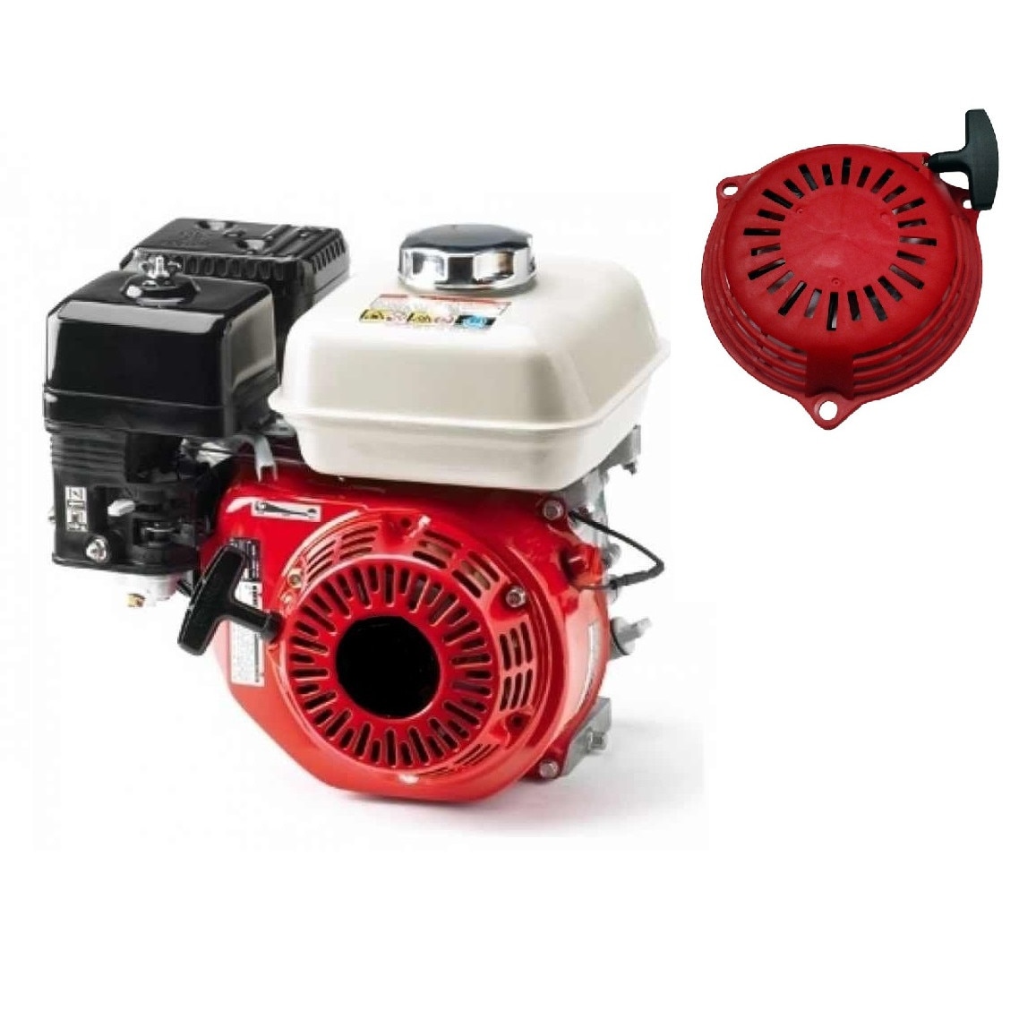 Set - Motor pe benzina Micul Fermier 9 Cp, 4 timpi, OHV, ax pana 24 mm + Demaror