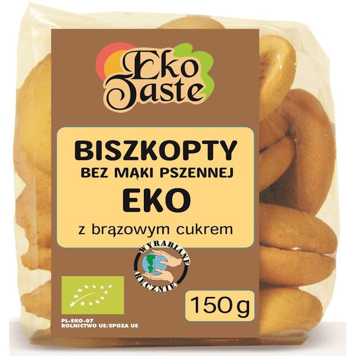 Biscuiti organici din porumb 150 G, Eko Taste